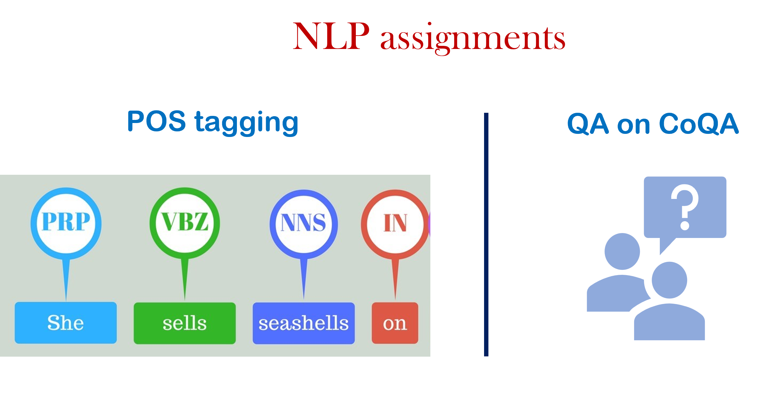 pos tagging and qa on CoQA